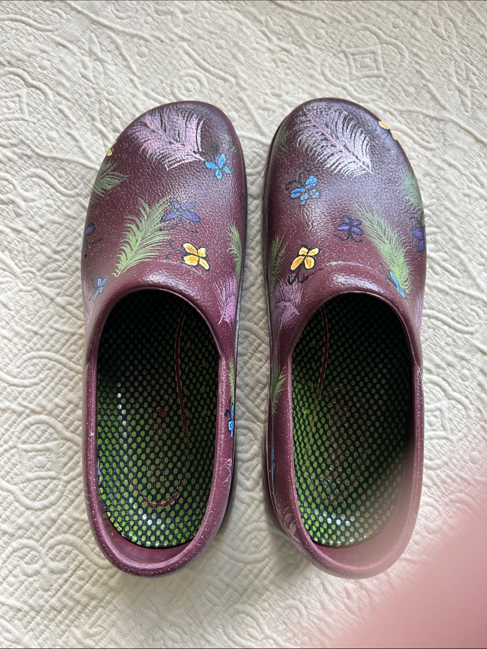 KLOGS Footwear Women's Mission Slip On Nursing Clogs Multicolor Size 7